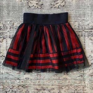 D-signed Disney red & black stripped tutu